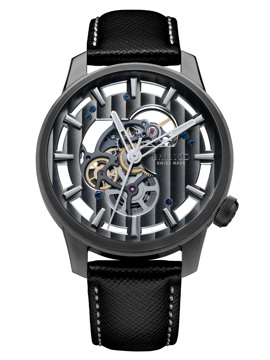 Automatic skeleton watch swiss hot sale