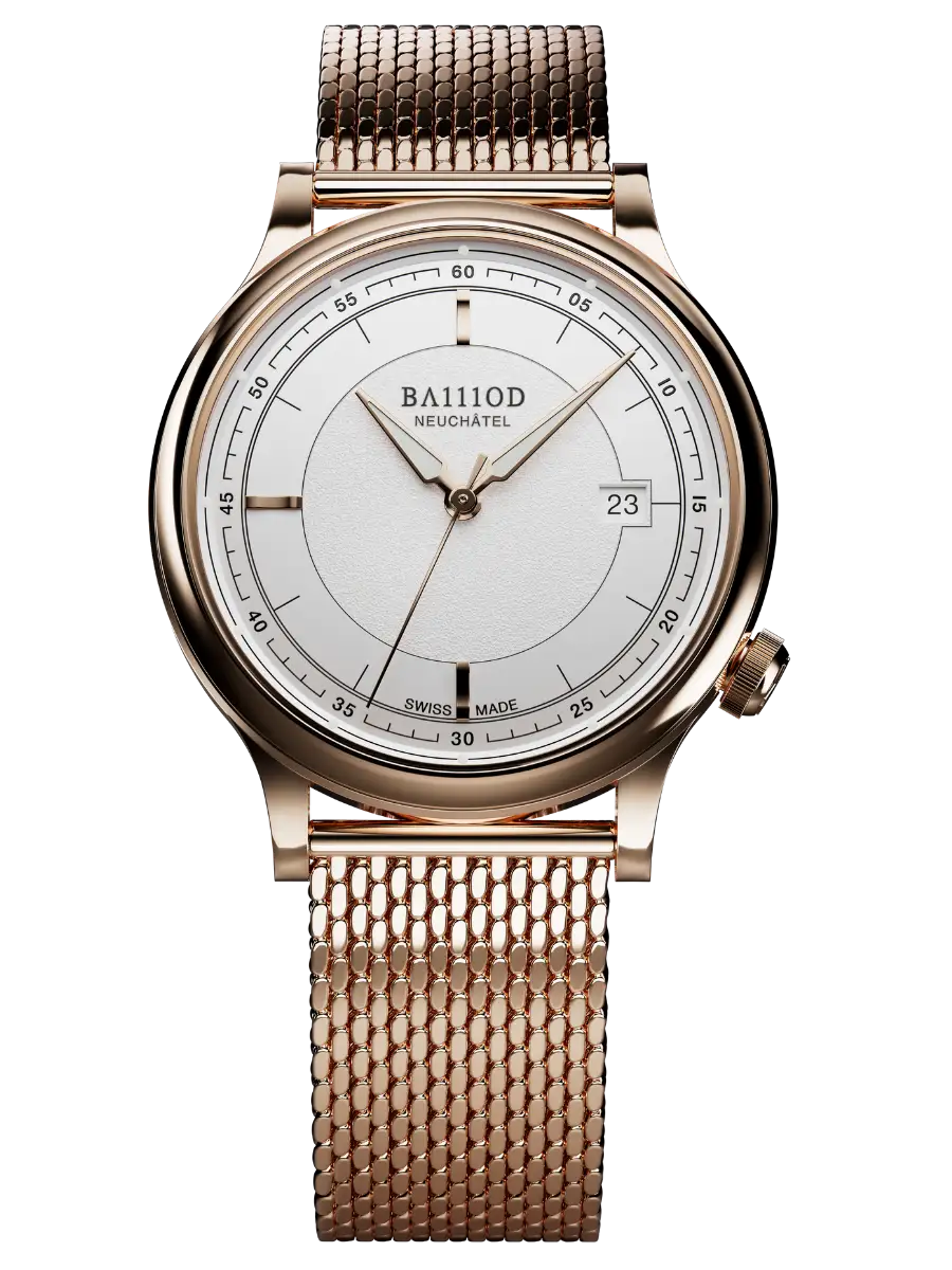 Chapter 8 Carnation Gold PVD White Dial | BA111OD