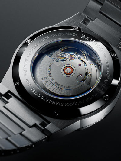 Chapter 7 Caseback Swiss made automatic watch