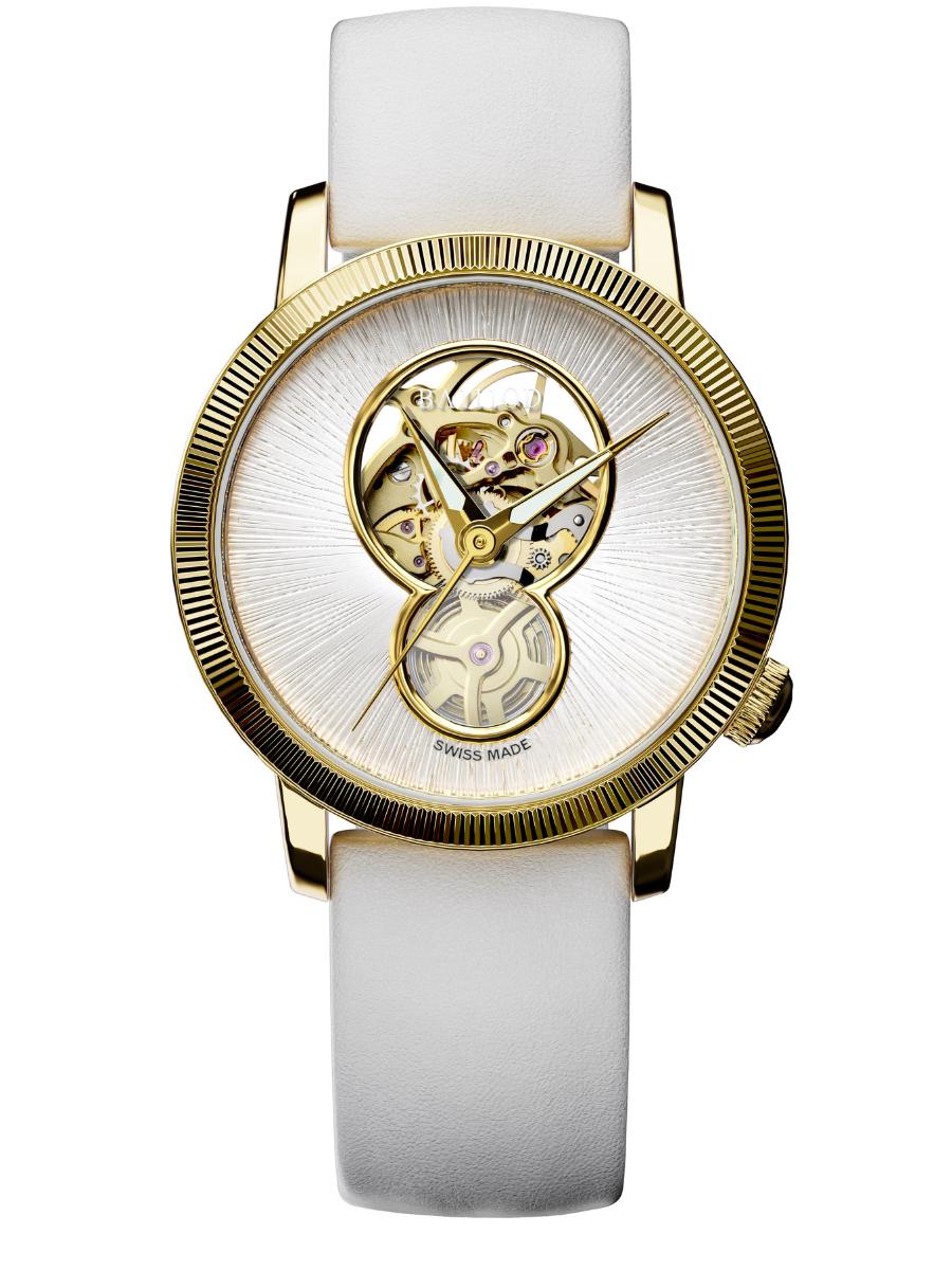 Kapitel 6.5 Giulia weiss und gold Swiss Made Uhr Damenuhren