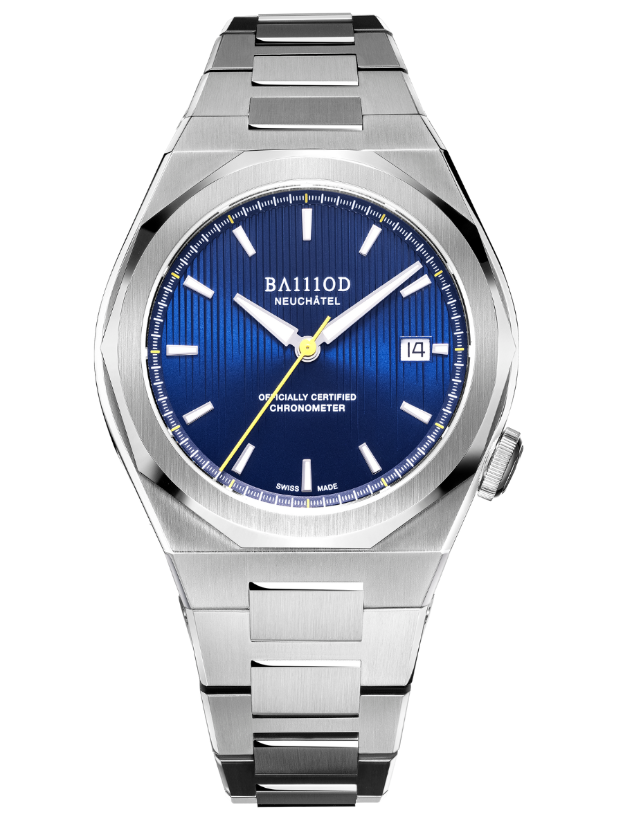 Kapitel 7 Chronometer Absolute Blue (Edelstahlarmband)