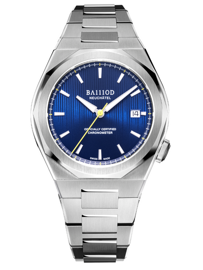 Kapitel 7 Chronometer Absolute Blue (Edelstahlarmband)