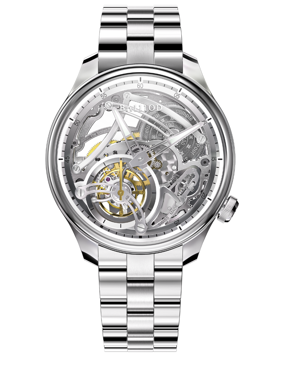 Kapitel 4 Skeleton Tourbillon Ice White (Edelstahl)