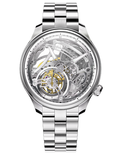 Kapitel 4 Skeleton Tourbillon Ice White (Edelstahl)