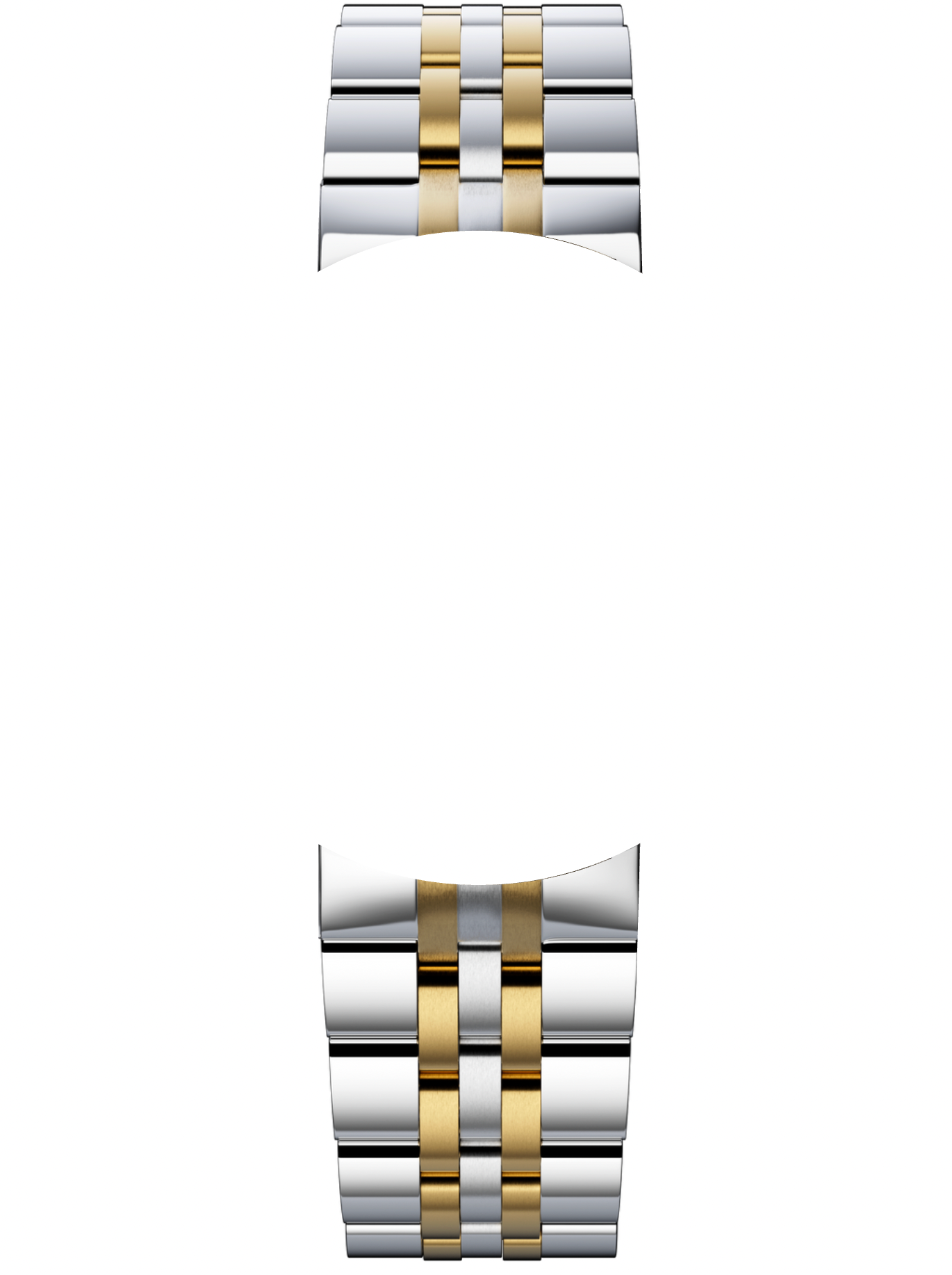 Kapitel 6 Edelstahlarmband 2-farbig (18-16mm)