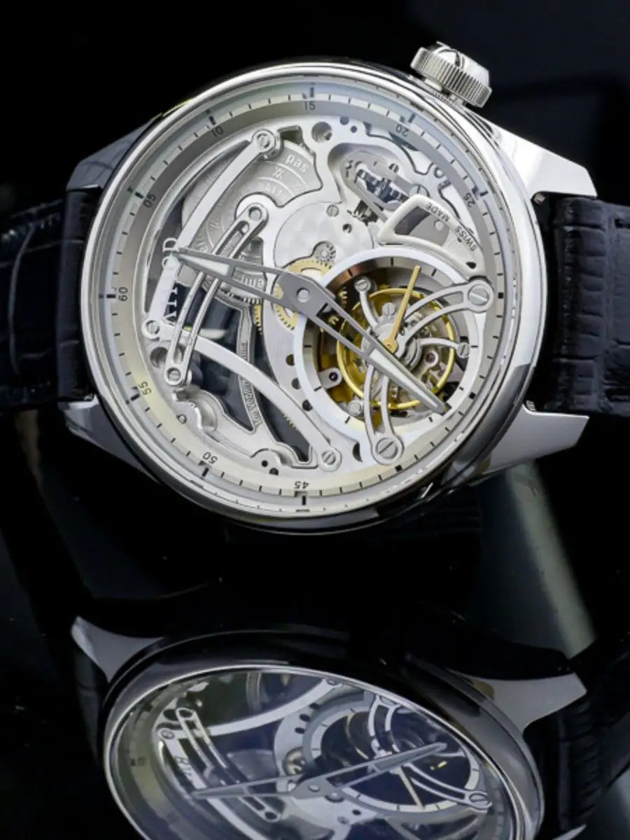 Chapitre 4 Squelette Tourbillon Ice White