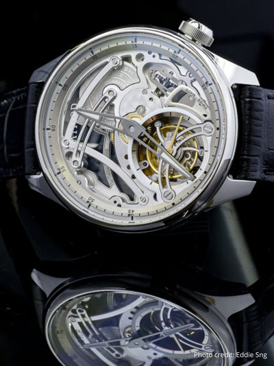 Chapter 4 Skeleton Tourbillon Ice White (bracelet cuir)