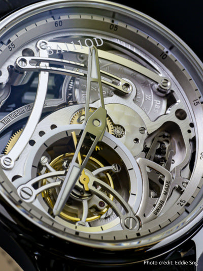 Chapter 4 Skeleton Tourbillon Ice White (bracelet cuir)