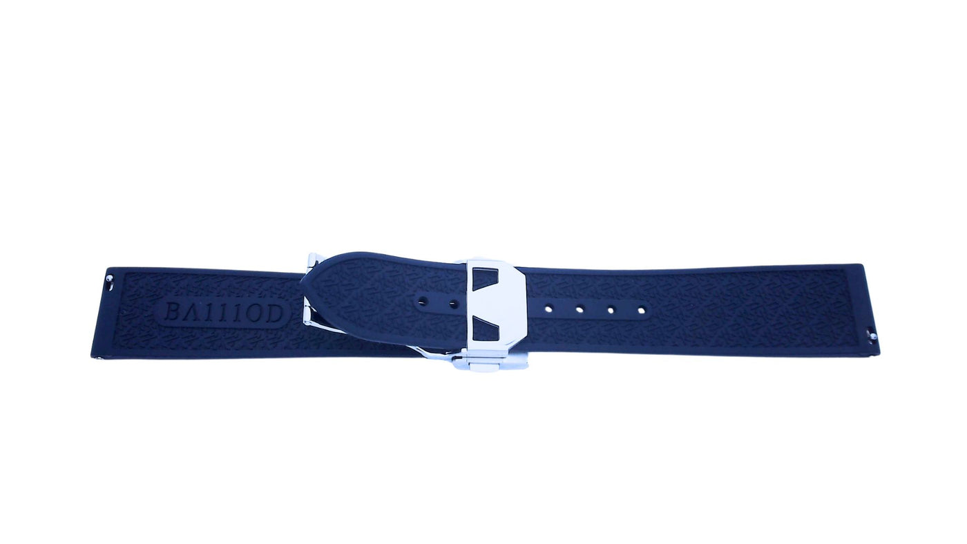 photo 1 bracelet caoutchouc bleu Delta