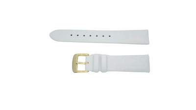 White leather strap (18-16mm)