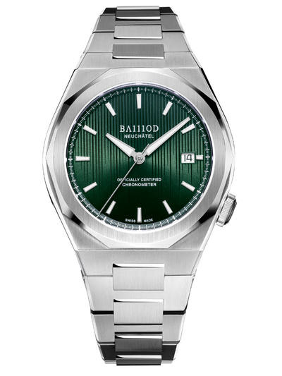 Chapter 7 Chronometer Forest Green (stainless steel bracelet)