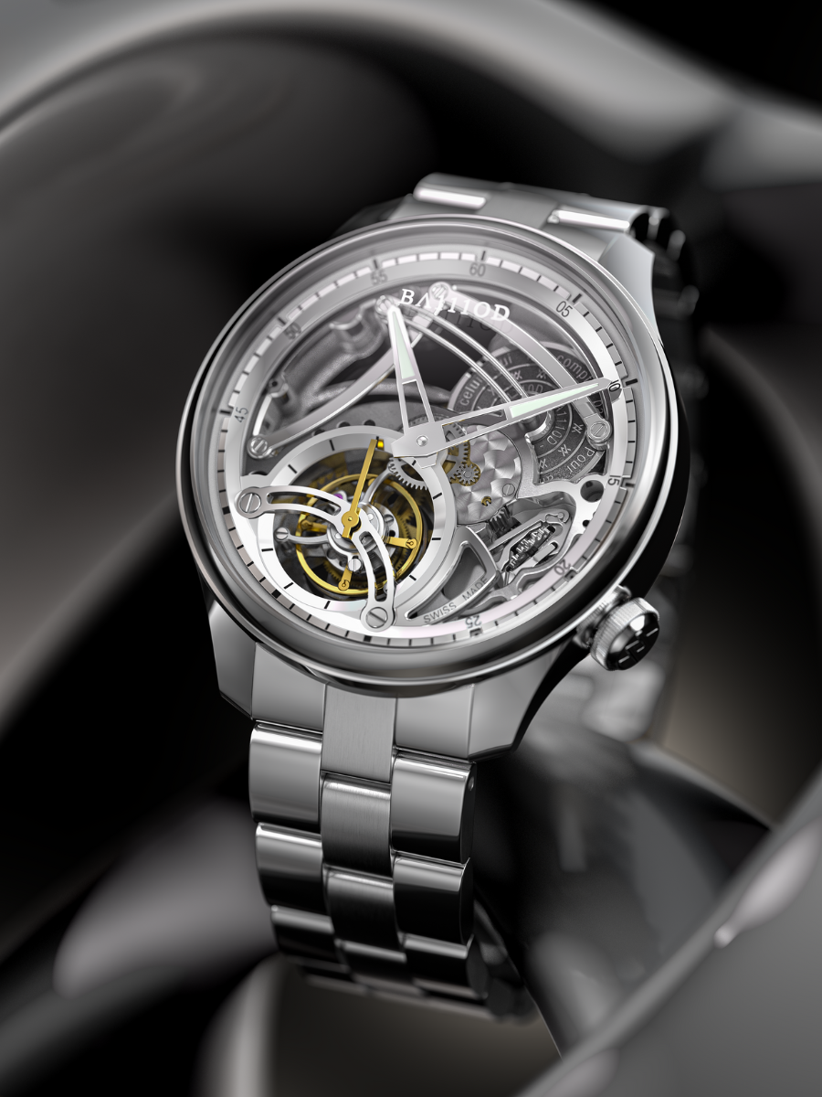 Chapter 4 Skeleton Tourbillon Ice White (rubber strap)